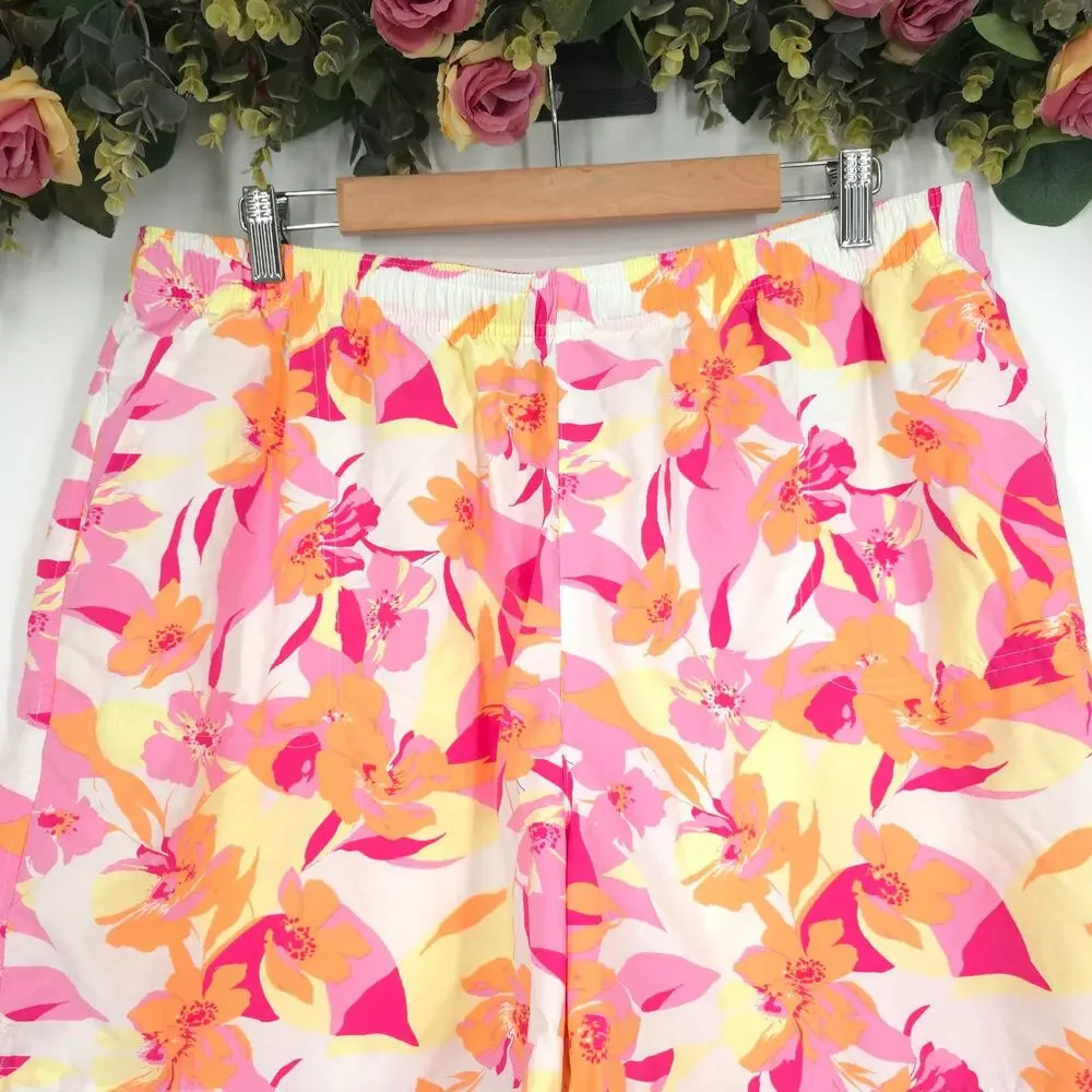Columbia Women's Sandy River II Floral Printed Shorts Size 1X